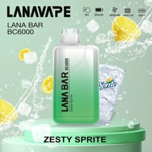 【冰凍雪碧】 LANA6000口抛棄式|一次性電子煙| 混色設計| 大口數|可充電|台灣正品現貨-711貨到付款