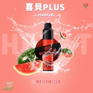 【西瓜】Hebat喜貝PLUS大容量2500口/Hebat一次性電子烟|抛棄式電子煙|台灣正品現貨-711貨到付款