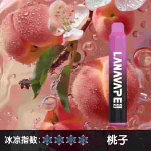 【桃子】LANA一次性電子煙 |19種口味| 8000大容量抛棄式電子煙 |可充電|台灣正品現貨-711貨到付款