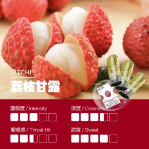 【荔枝甘露】ILIA煙彈|哩亞煙彈| 電子煙彈一代 | 2.5ml/3顆裝|通用一代SP2、RELX|台灣正品現貨