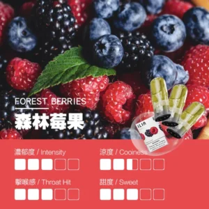 【森林莓果】ILIA煙彈|哩亞煙彈| 電子煙彈一代 | 2.5ml/3顆裝|通用一代SP2、RELX|台灣正品現貨