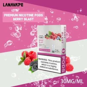 【莓果口味】LANA煙彈|LANA一代主機通用|29種口味|發光透明霧化彈 2.5ml/3枚入 #台灣正品現貨