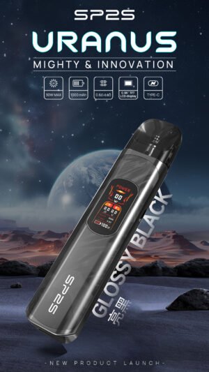 SP2S 思博瑞-亮黑| 天王星 URANUS 注油主機|多檔調節|加油式 小煙| 電子菸