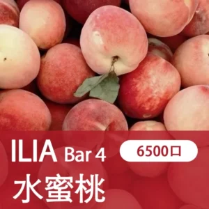ILIA哩亞-BAR4|爆汁蜜桃|4代一次性電子煙| 6500口霧化棒
