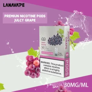 【葡萄口味】LANA煙彈|LANA一代主機通用|29種口味|發光透明霧化彈 2.5ml/3枚入 #台灣正品現貨