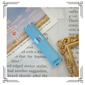 SWAG電子煙主機|皮革藍| 皮革系列 400mAh|通用1代煙彈 |台灣正品現貨速發