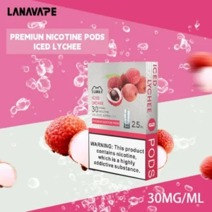 【荔枝口味】LANA煙彈|LANA一代主機通用|29種口味|發光透明霧化彈 2.5ml/3枚入 #台灣正品現貨