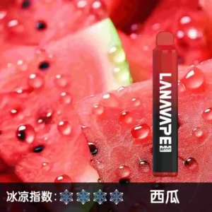 【西瓜】LANA一次性電子煙 |19種口味| 8000大容量抛棄式電子煙 |可充電|台灣正品現貨-711貨到付款
