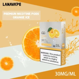 【橘子口味】LANA煙彈|LANA一代主機通用|29種口味|發光透明霧化彈 2.5ml/3枚入 #台灣正品現貨