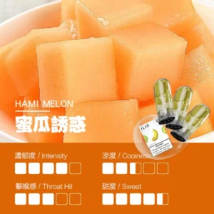 【蜜瓜誘惑】ILIA煙彈|哩亞煙彈| 電子煙彈一代 | 2.5ml/3顆裝|通用一代SP2、RELX|台灣正品現貨