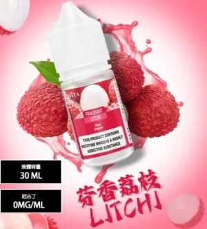 【芬香荔枝】DIYA 叮啞 通用瓶裝煙油/電子果汁 0-50MG/30ML/ 台灣正品現貨、711貨到付款