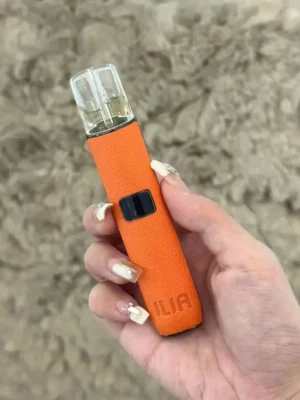 ILIA哩亞 、Hermes橙|皮革主機|電子煙主機 | 兩段式調節 | 通用RELX、SP2、LANA、Candy等一代煙彈
