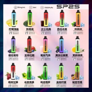 SP2S拋棄式電子煙|15種口味| 一次性7000口 可充電| 一次性電子菸、台灣現貨